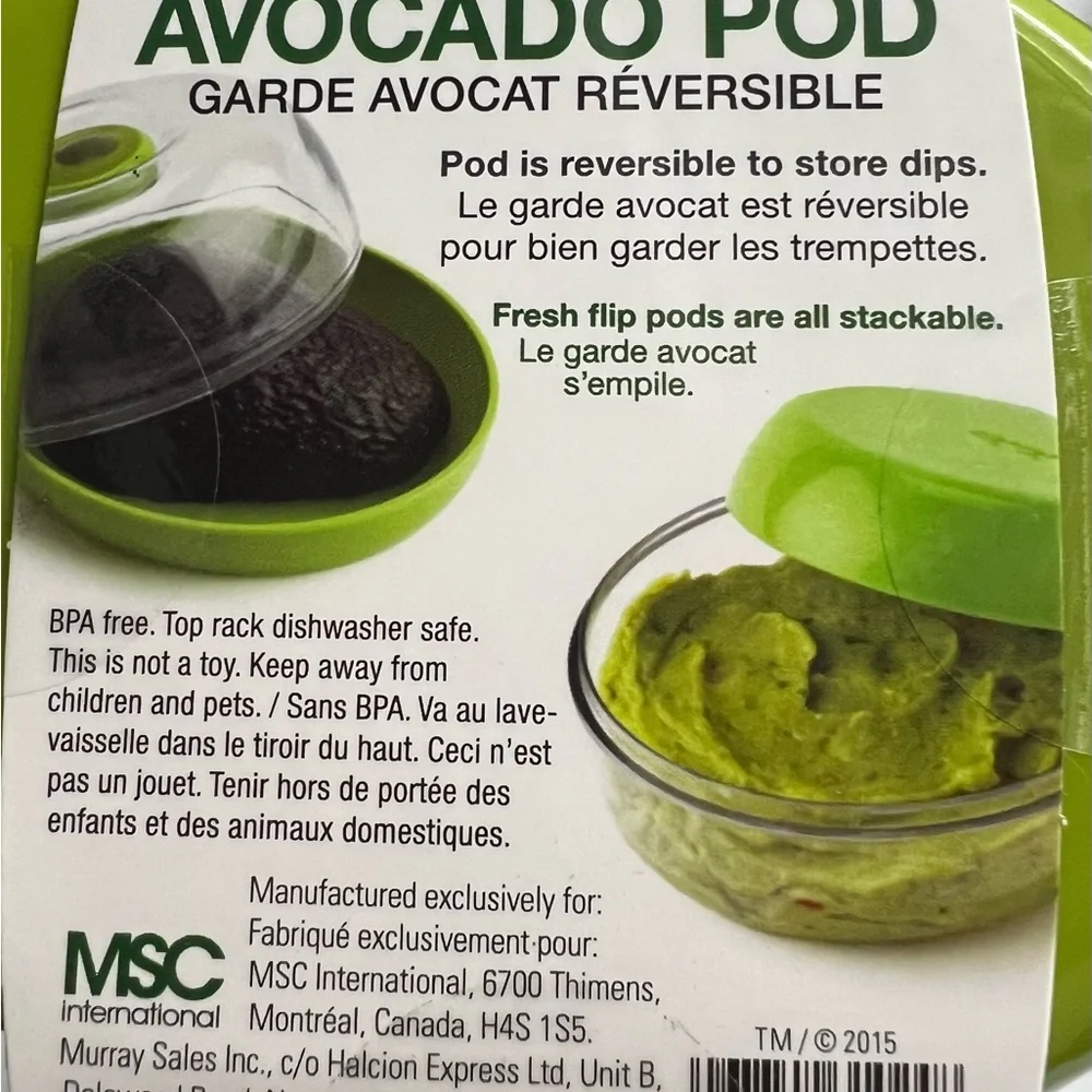 Joie Fresh Flip Avocado Saver Food Storage Pod